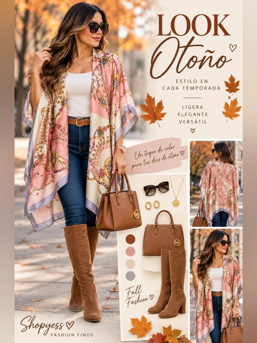 NWOT Jessica McClintock Kimono Cardigan One Size Pink Chain Jewels Boho Cover Up